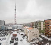 Medikov prospect (studio, 8th floor). Long Term Rental in St. Petersburg